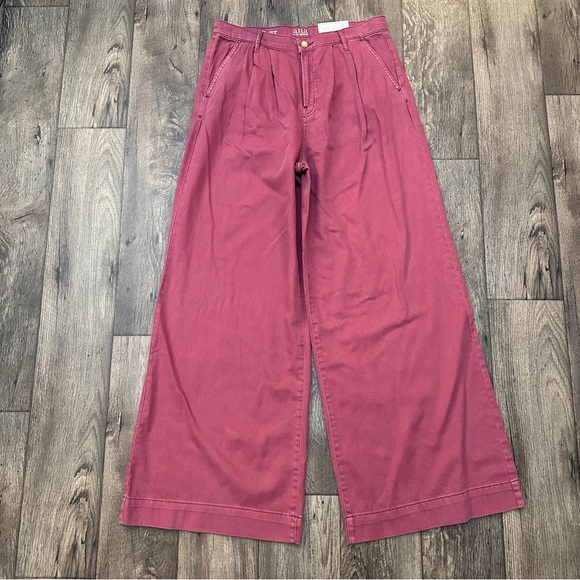 a.n.a Denim - ana High Rise Wide Leg Pants Women’s Size 12 Hawthorne Rose